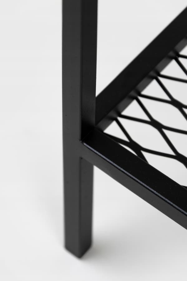 Dit Loft Design Natbord Sort Mørkt Træ Viso 40x30x52