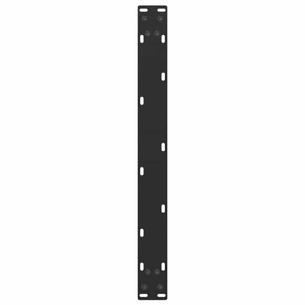 vidaXL sofabordsben, 2 stk., sort, 60x(30-31) cm, stål