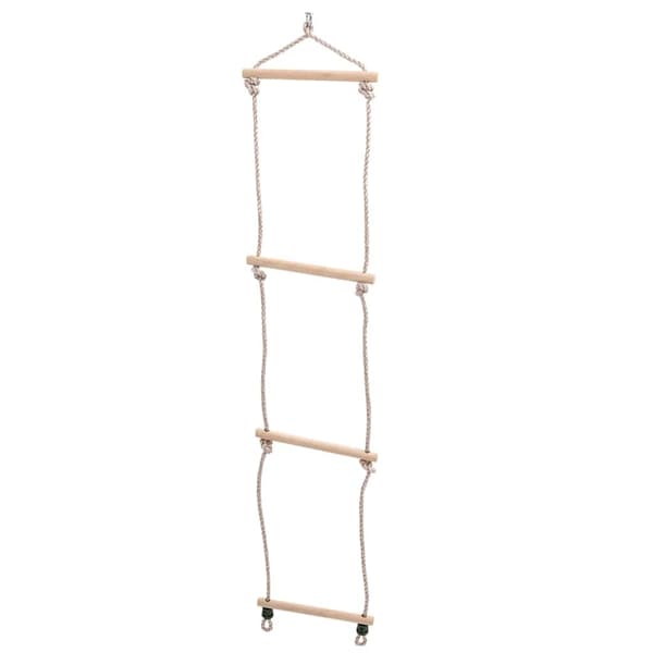 vidaXL Gunga med repstege blå 37x15 cm PE