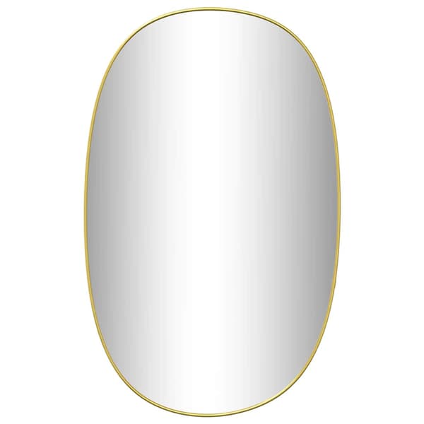 vidaXL Väggspegel, guld, 70x45 cm