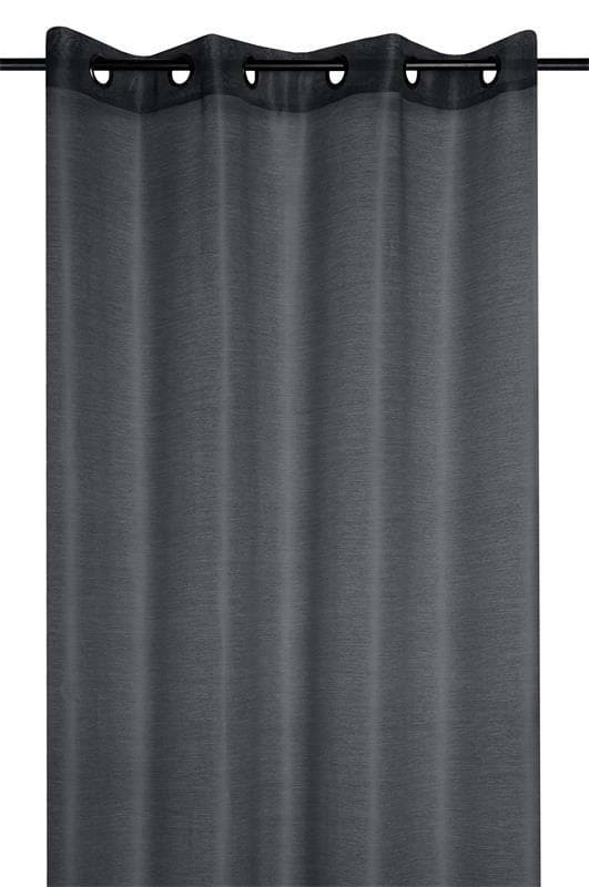 LINWOOD gardin 140x260 sort blank