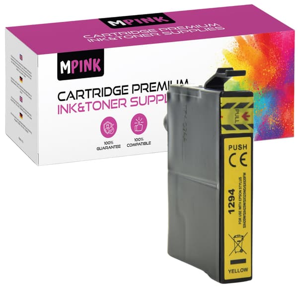 Muste Epson T1294 GP-E1294Y -laitteeseen