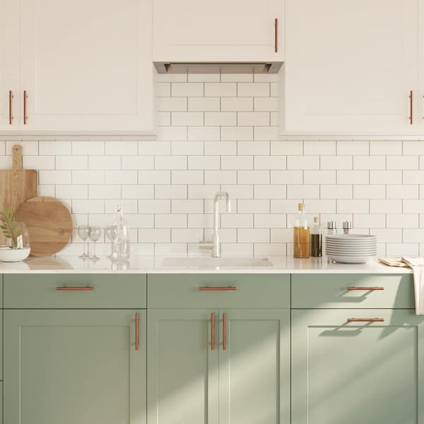 vidaXL skabsgreb 10 stk. bronze 96 mm rustfrit stål