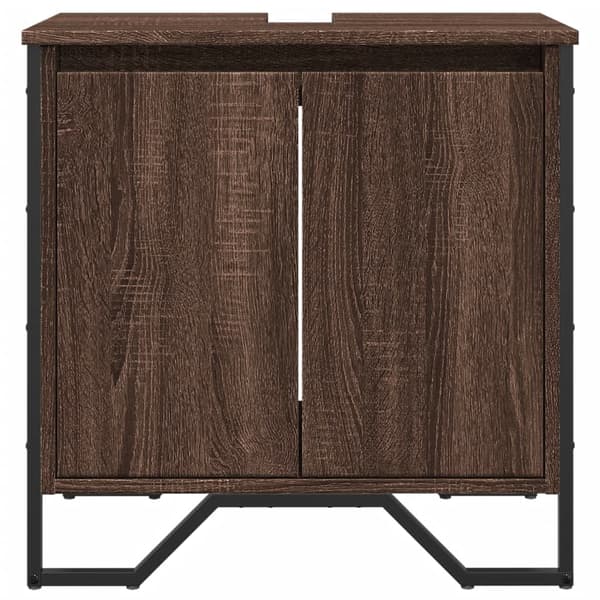 vidaXL håndvaskskab brun eg 60x35x60 cm