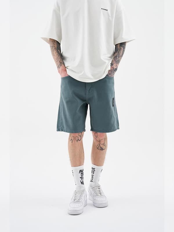 MyStars Washing Basic 31 Blå Herrjeansshorts
