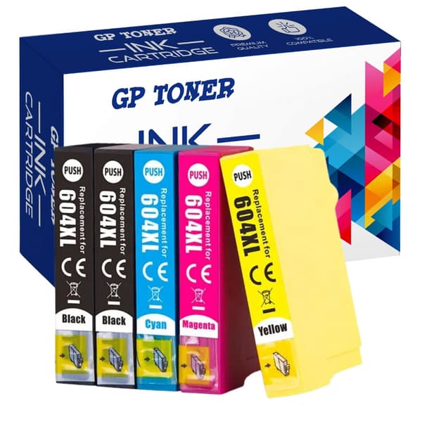 Epson GP-E604XL CMYKK - kompatibel blæk
