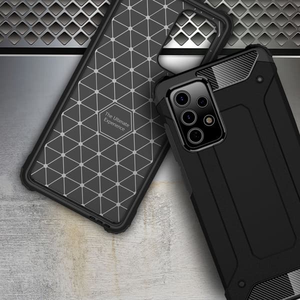 TECH ARMOR cover til Samsung Galaxy A72 5G / A72 LTE, Sort
