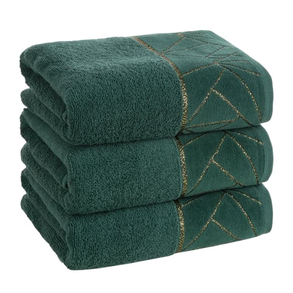 CLEO badehåndklæde grønt 50x90 cm