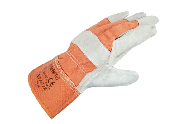 SafePro 10.5 orange denim arbejdshandsker