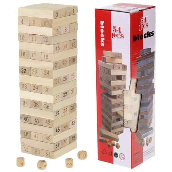 Jenga Træpuslespil Vængende Tårn