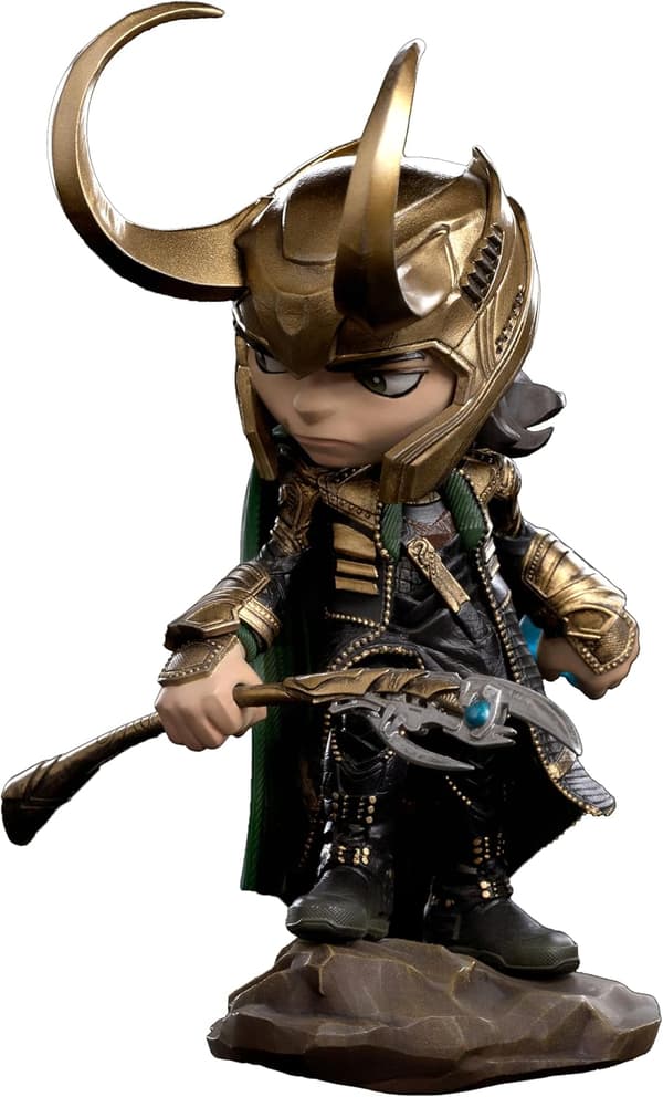 Iron Studiosin Minico Marvel Avengers Infinity Saga Loki -figuuri