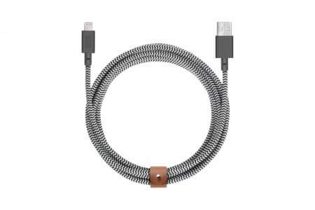 Native Union Belt Cable XL - USB-A - Lightning-kaapeli, 3 m (seepra)