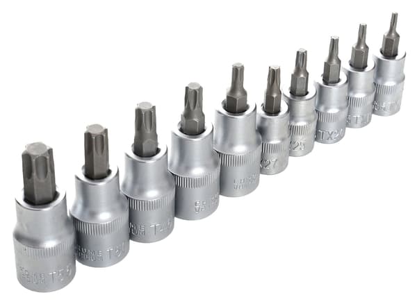Torx-bits- och hylsnyckelsats, 30 delar, KD10242
