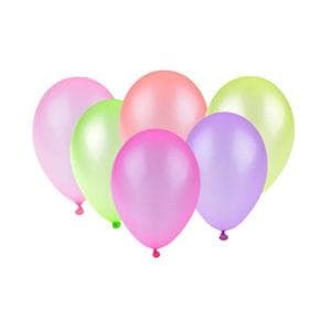 Neonballoner 24 cm 6 stk.