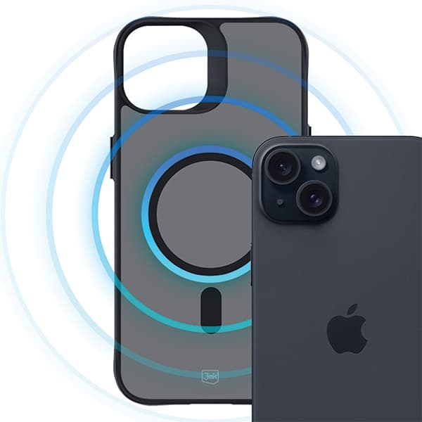 3MK Smoke MagCase-skal för iPhone 15