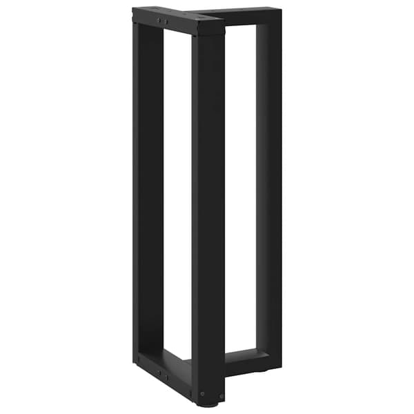 vidaXL barbordsben, 2 stk., sort, 40x35x(100-101) cm, stål