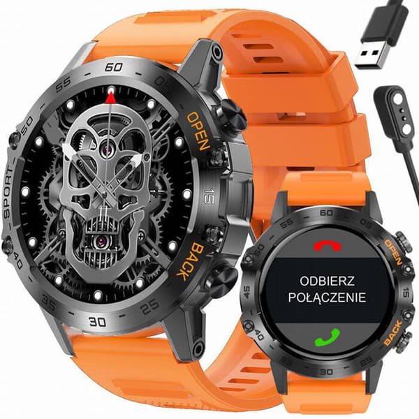 Herr smartklocka Gravity GT9-4 - samtal, blodtrycksmätare (sg021d)