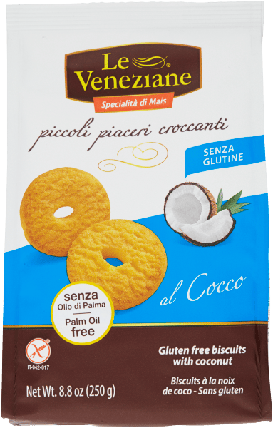 Le Veneziane sprø kokoskager 250g