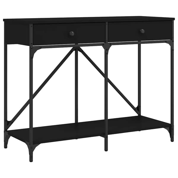 vidaXL konsolbord sort 100x39x78,5 cm