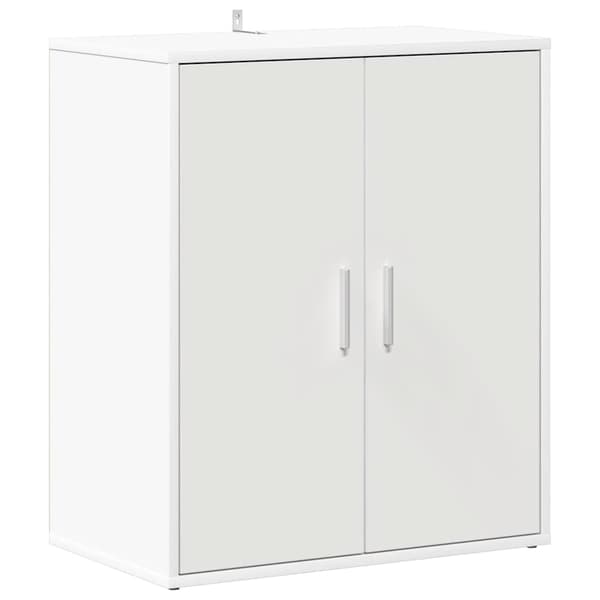 vidaXL Skoskåp vit 60x35x70 cm träbaserat material