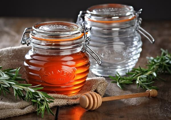 Honungsburk med strömspare, presentförpackning / Kilner