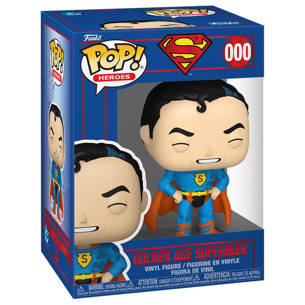 Funko POP DC Super Heroes Guldaldersens Superman-figur