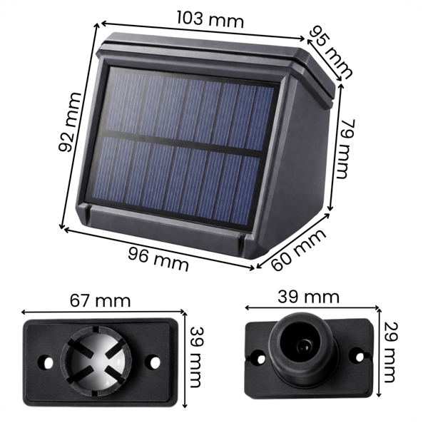 Ekstern solsensor til indgangssignalapparat T704