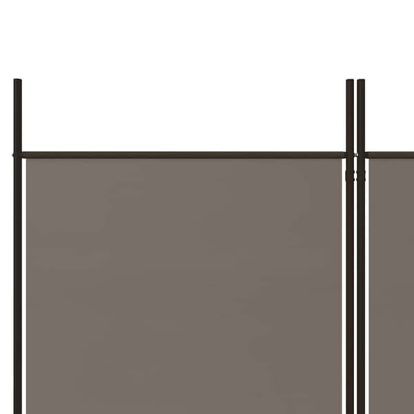 vidaXL 6-panelsskærm, antracit, 300x200 cm, stof