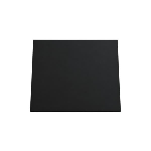 Kompakt HPL bordplade 68x68 cm - Sort Mat (0190AF)