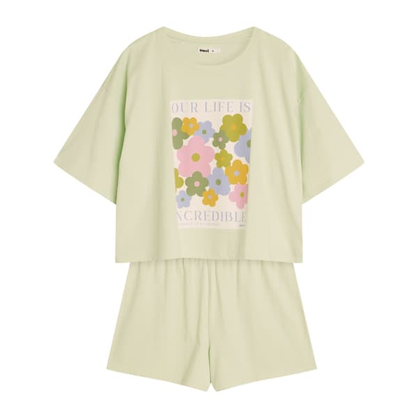 Flovers Bloovii Dampyjamas | Ljusgrön S
