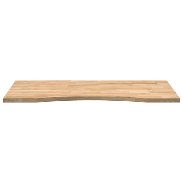 vidaXL skrivebordsplade, ubehandlet, 100x50x2,5 cm, massivt egetræ
