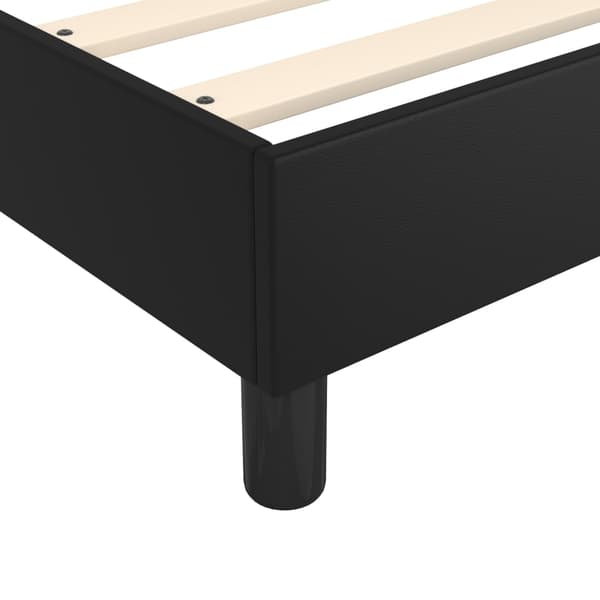 vidaXL sengestel sort 160x200 cm kunstlæder