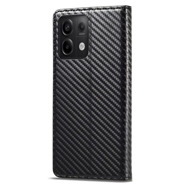 Flip-cover til Xiaomi Redmi Note 13 5G, Carbon LC.IMEEKE, Sort