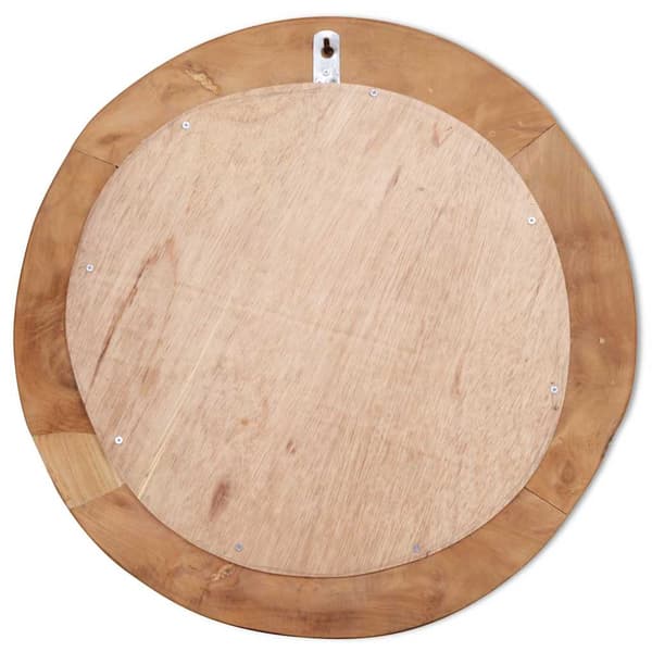 vidaXL Koristepeili, tiikki, 60 cm, pyöreä