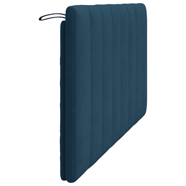 vidaXL Huvudgavelkudde, Blå, 160 cm, Sammet
