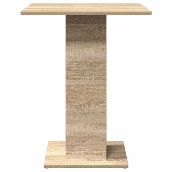 vidaXL bistrobord, Sonoma eg, 60x60x75 cm, spånplade