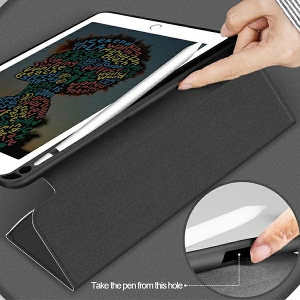 Mercury-läppäkotelo iPad Air 5:lle, musta
