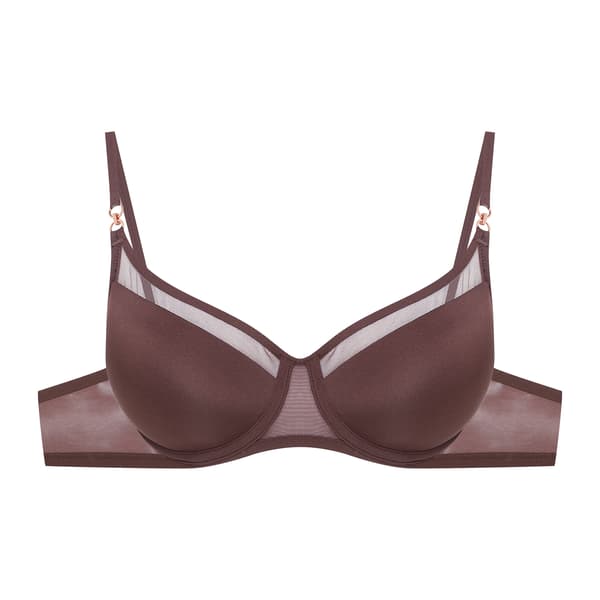 Ova Push-Up-BH - Mörkbrun 65F