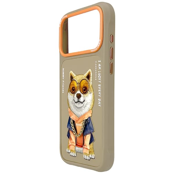 Nimmy Glasses -koirakotelo iPhone 17 Prolle, beige