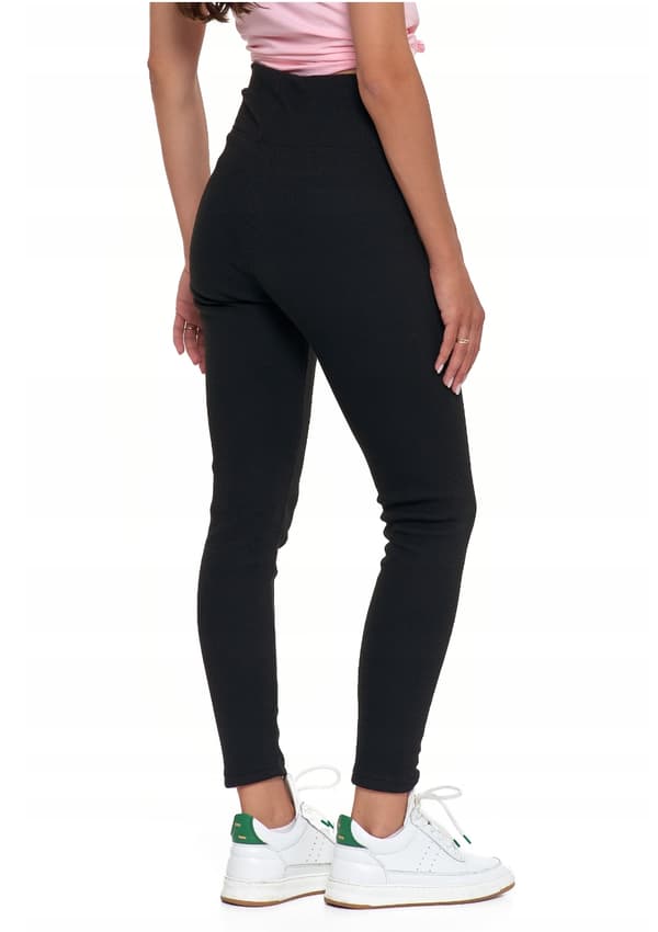 MORAJ Dam Isolerade Ribbade Leggings S/M Svarta