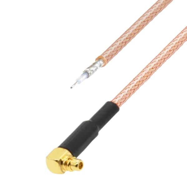 Pigtail mmcx-stik RA RG316 til lodning 30cm