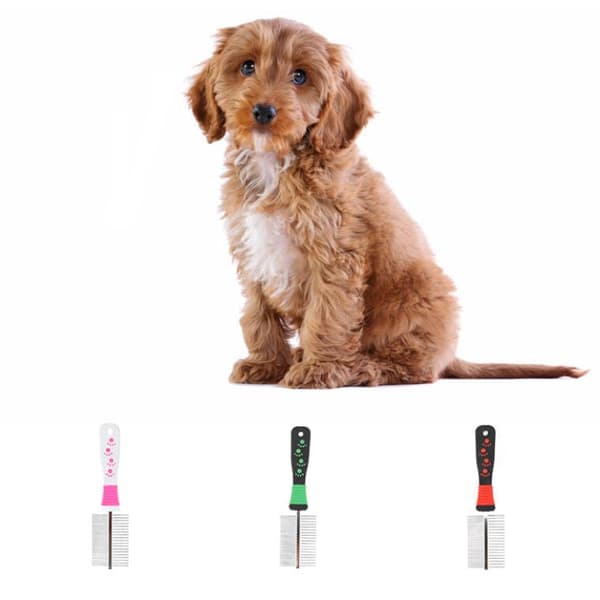 BORSTE, KAM, KAM FÖR HUND- OCH KATTHÅR, rosa