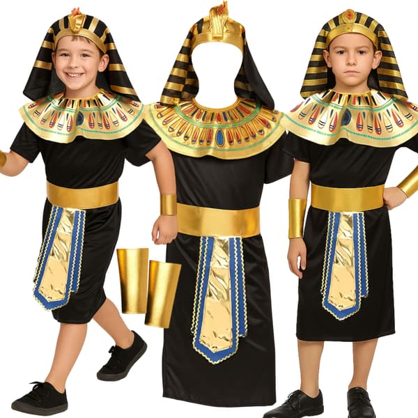 Faraos egyptisk karnevalsdräkt strl 122-134