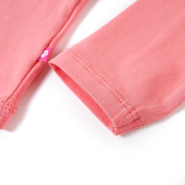 Barn långärmad T-shirt, rosa, 128