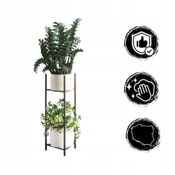 Urtepottestativ Metal Sort Loft Sens L MAX. Urtepotte 30,5 cm