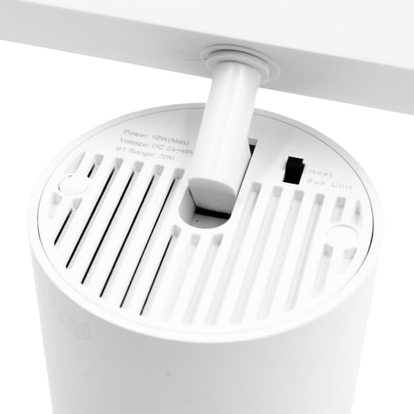 Bluetooth-högtalare för magnetiska spår SLIM TRACK 48VDC Vit