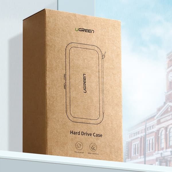 Etui til HDD-harddisk og GSM-tilbehør 16,5x9,5x4,5 cm sort