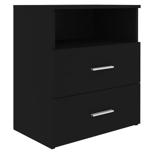 vidaXL sengebord, sort, 50x32x60 cm