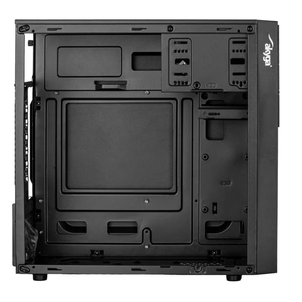 Akyga AK19BK Micro ATX computerkabinet PC Tower Box USB-C USB 3.0 Sort