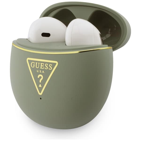 Guess Gold Line Triangle TWS Hörlurar Khaki